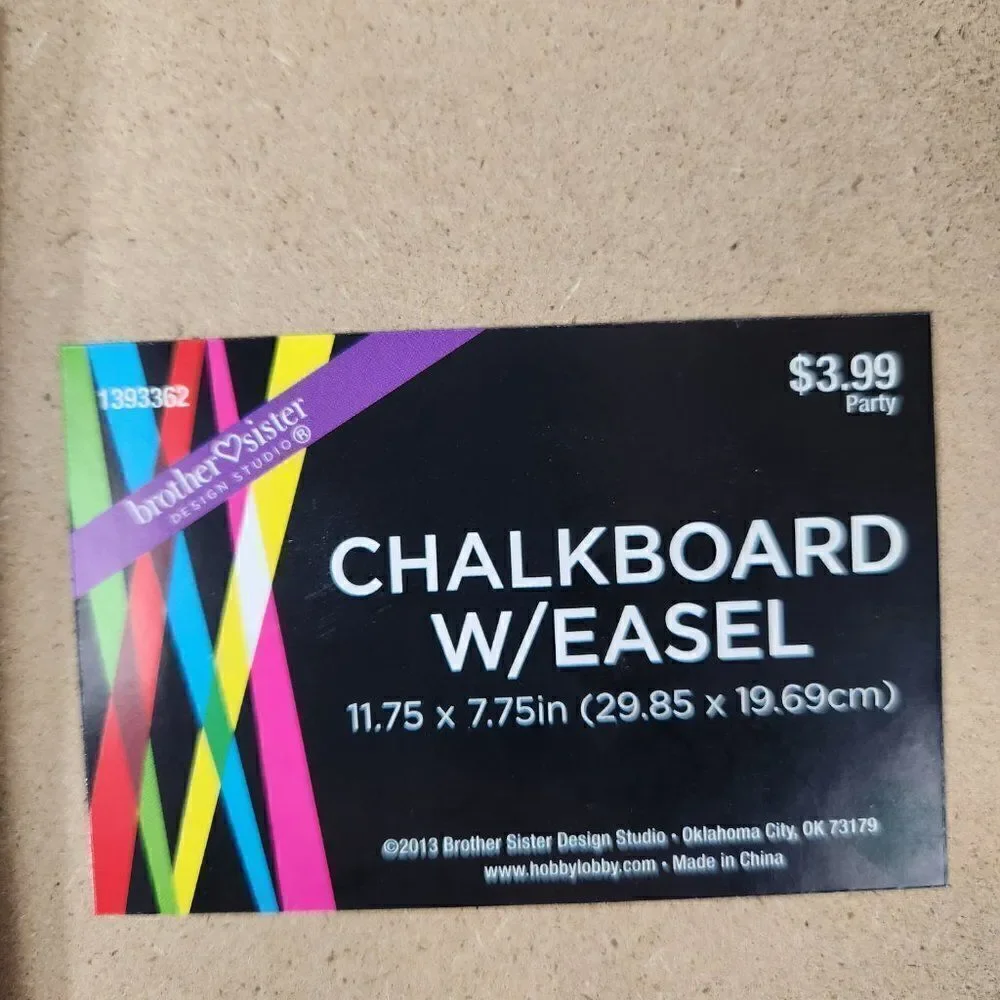 N/A small chalkboard